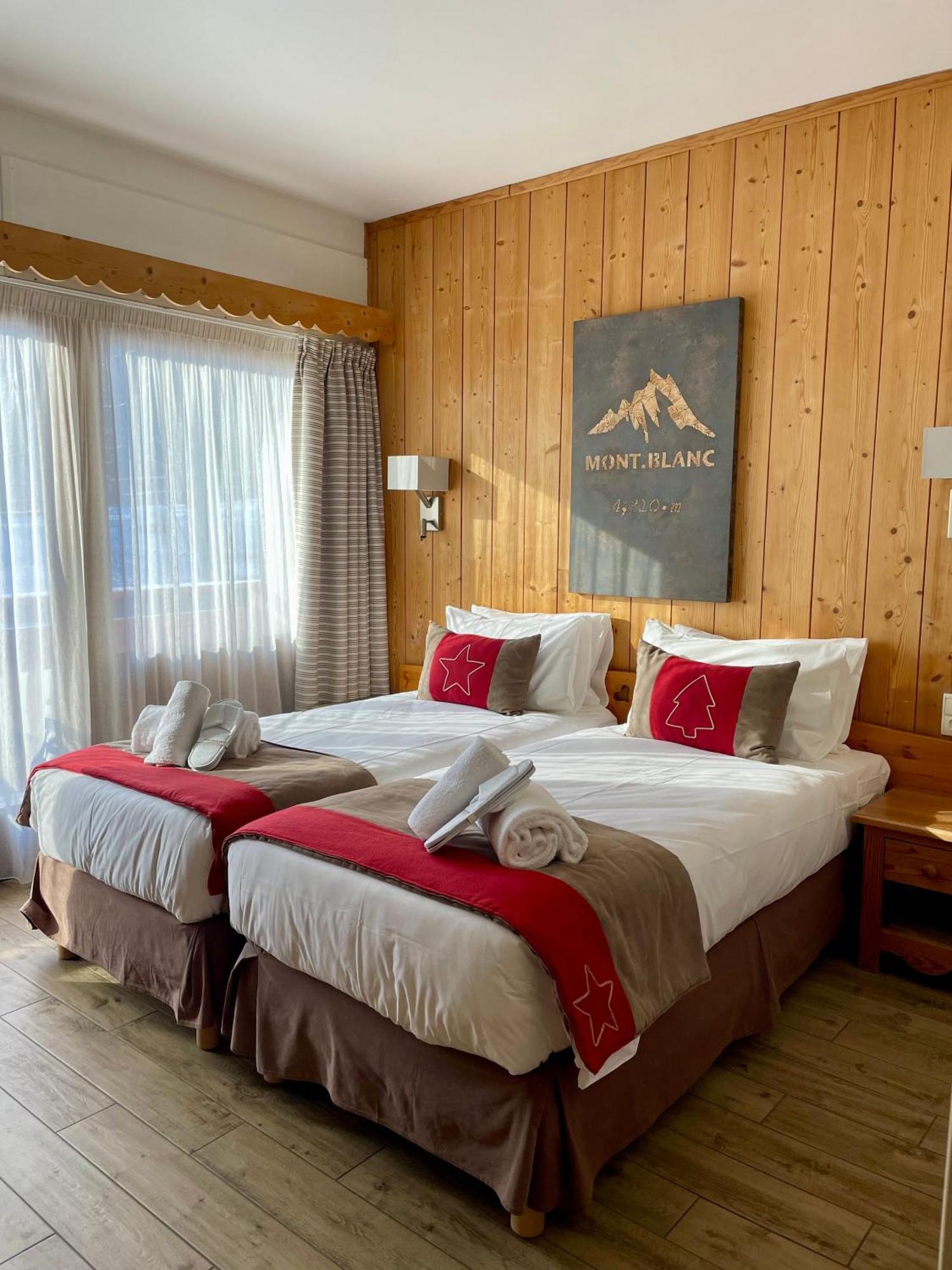 Chalet Hotel La Sapiniere Chamonix Bagian luar foto